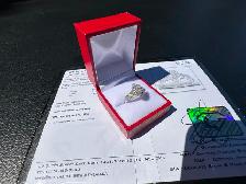 #833 - 10kt White Gold, 3/4ct Diamond Ring Size 7 - Photo 2