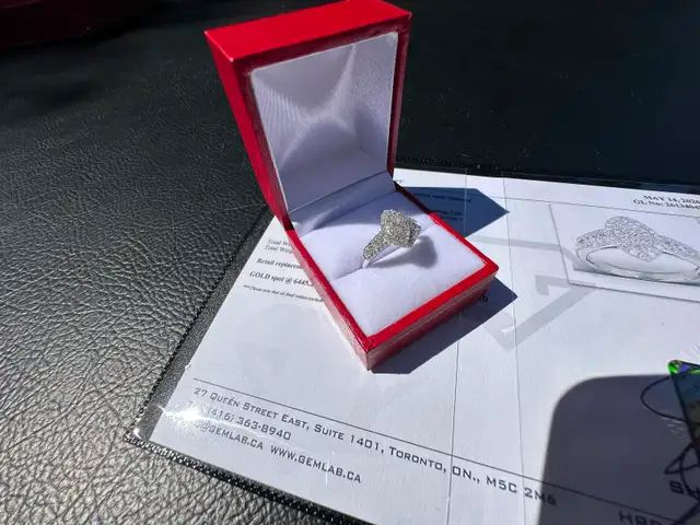 #833 - 10kt White Gold, 3/4ct Diamond Ring Size 7 - Photo 8
