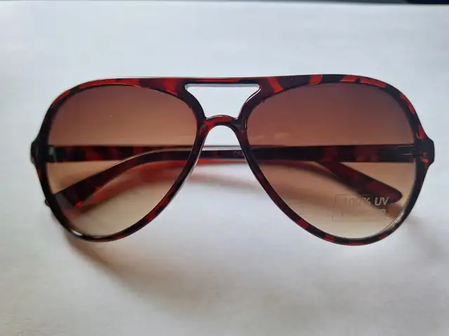 Bluenotes Brown Aviator Sunglasses - New - Photo 2