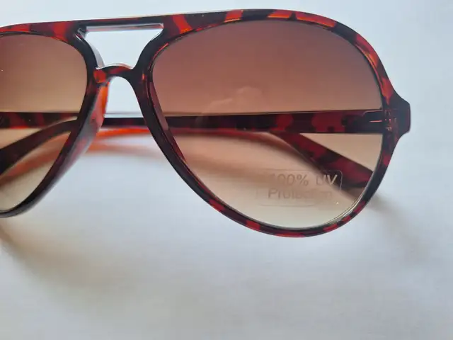 Bluenotes Brown Aviator Sunglasses - New - Photo 3
