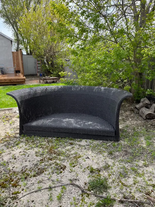 Wicker Loveseat