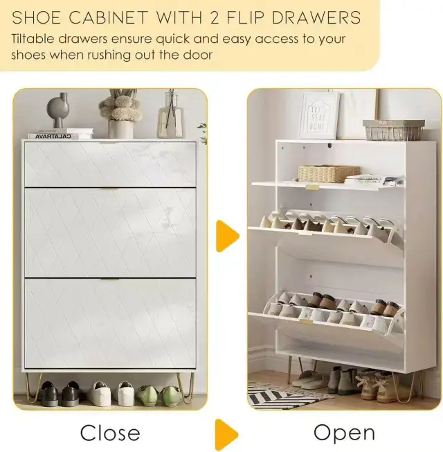 Brand New Modern Shoe Storage Cabinet Long weekend Special $69 - Photo 3