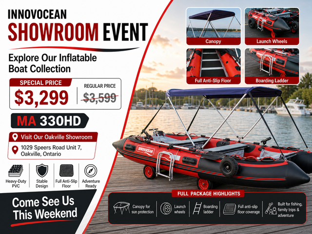 12ft inflatable boat with full accessories ONLY $3299 - Photo 4