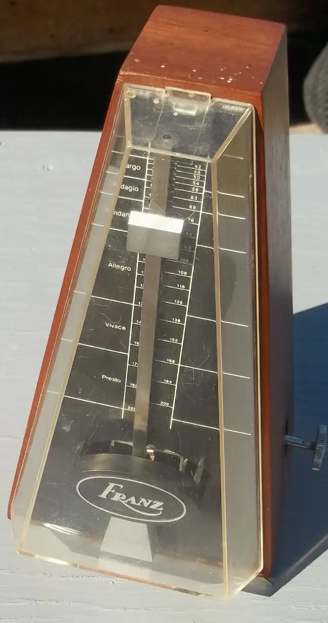 Retro Franz Key-wound Metronome.