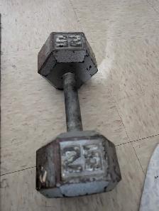 25lb dumbbell