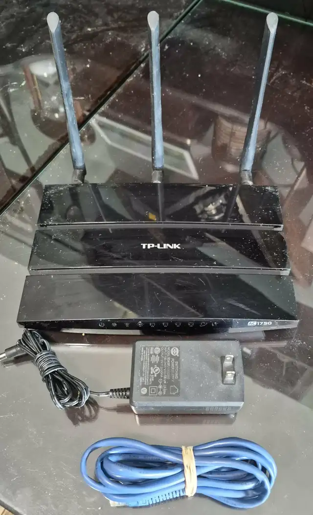 TP-LINK ARCHER C7 AC1750 DUAL-BAND WI-FI ROUTER – TESTED – $20
