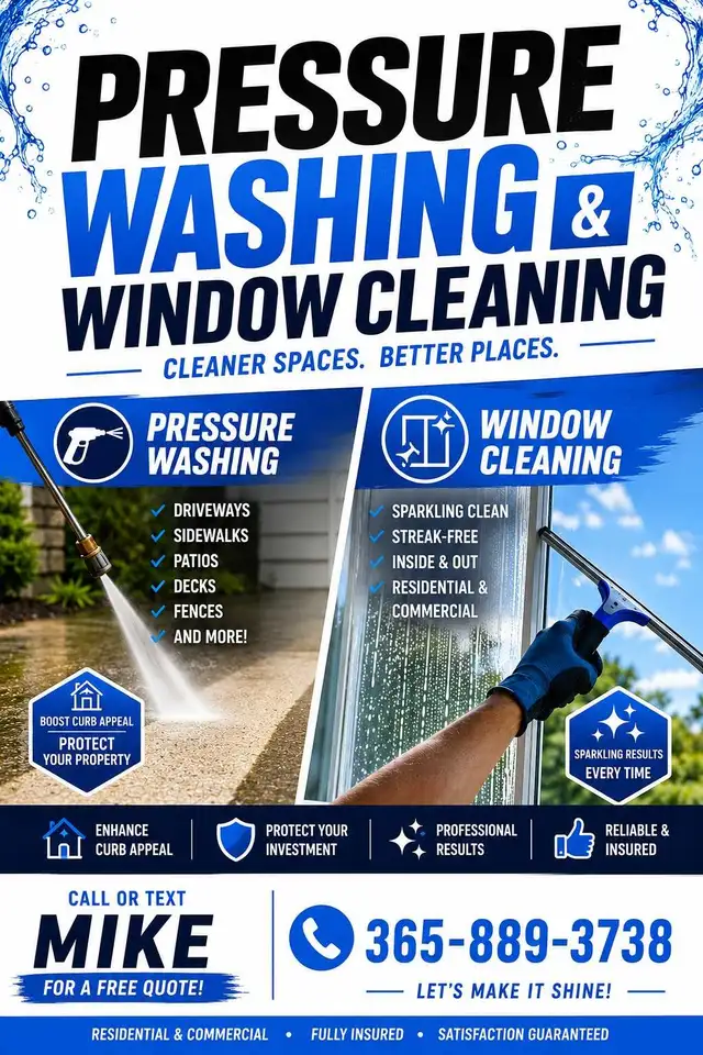 professional pressure washing