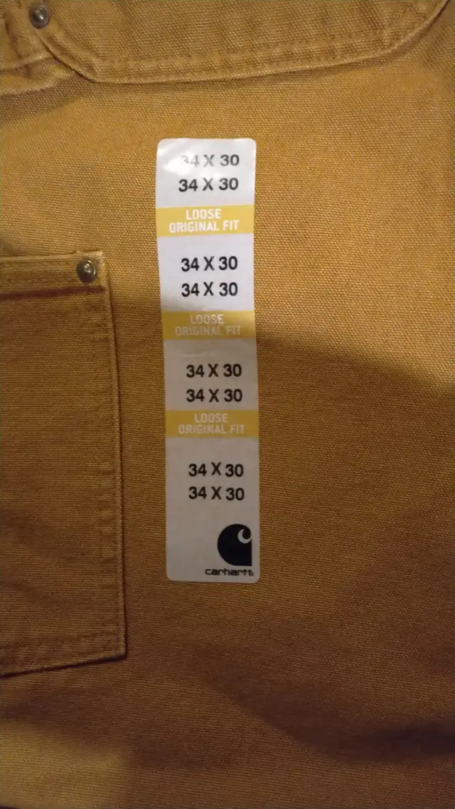(34 X 30) Men's Work Pants_Loose Original Fit with company logo - Photo 2