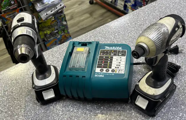 Makita 18V Drill $ Impact Gun Combo - Photo 4