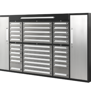 Établi industriel en acier de 2,60 m (8,5 pi)