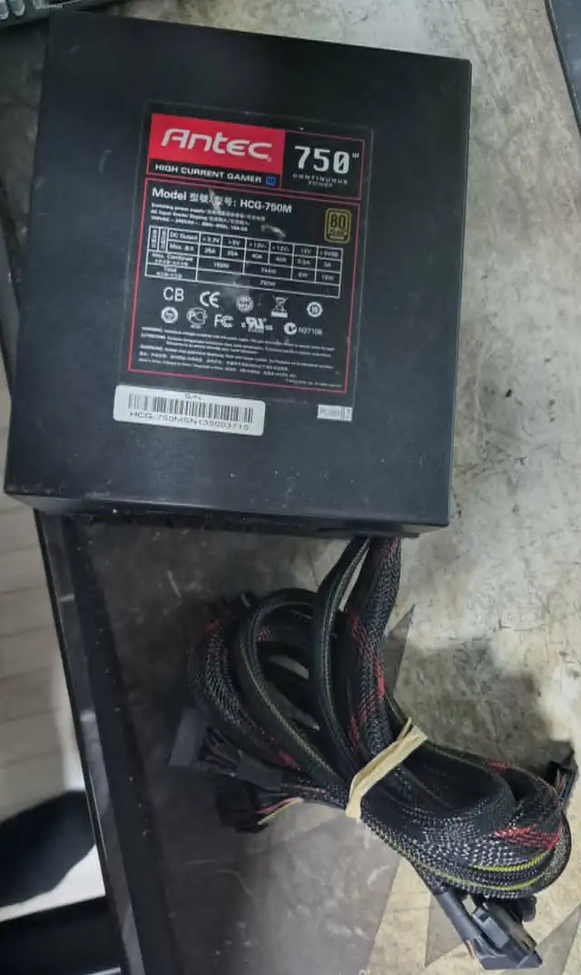 ANTEC HCG-750M 750W SEMI-MODULAR POWER SUPPLY  SEASONIC PLATFORM - Photo 3