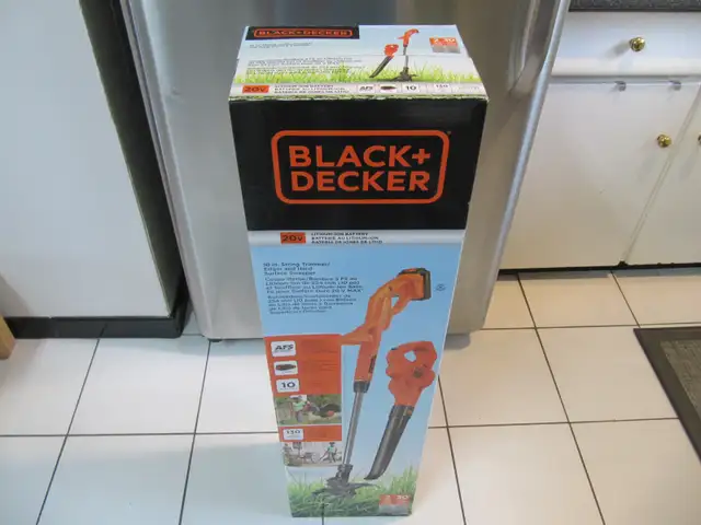 Black & Decker 20Volt Lithium String Trimmer & Surface Sweeper