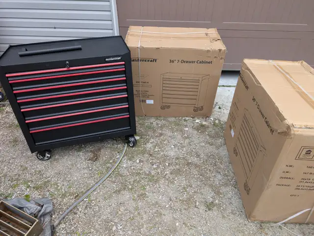 Brand New Mastercraft Rolling Tool Storage Cabinet For Sale - Photo 2