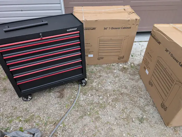 Brand New Mastercraft Rolling Tool Storage Cabinet For Sale - Photo 4