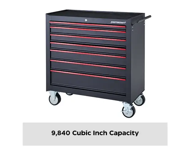 Brand New Mastercraft Rolling Tool Storage Cabinet For Sale - Photo 5