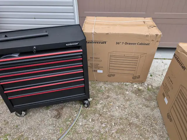 Brand New Mastercraft Rolling Tool Storage Cabinet For Sale - Photo 7