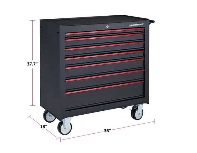Brand New Mastercraft Rolling Tool Storage Cabinet For Sale - Photo 8