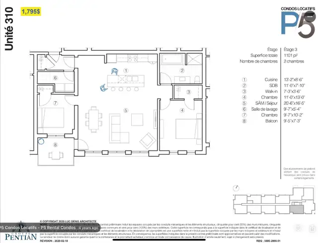 2 cc 1 sb Transfert de bail - 2 bed 1 bat Lease Transfer - Photo 9