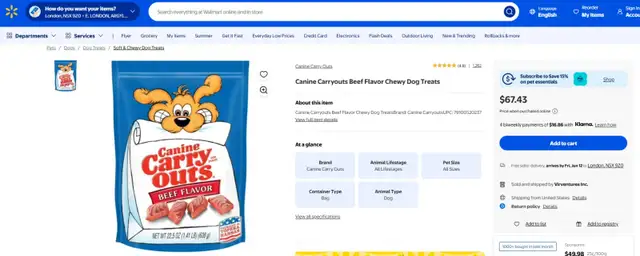 Brand New Sealed Canine Dog Treats For Sale - Photo 6