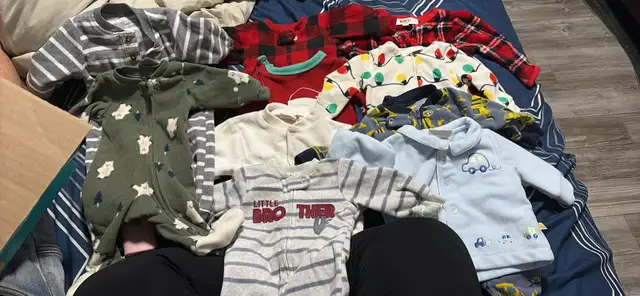 lot de pyjama chaud nb,1moi