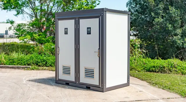 Cabine de toilette double mobile - Photo 3