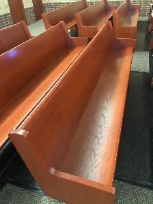 Church Pews - 100 - red oak - fantastic hard wood!