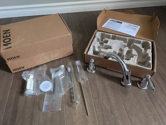 Brand New Moen Chrome Bathroom Faucet For Sale - Photo 2