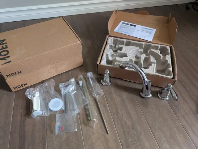 Brand New Moen Chrome Bathroom Faucet For Sale - Photo 3