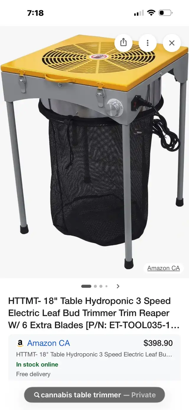 Cannabis Table Trimmer - Photo 4