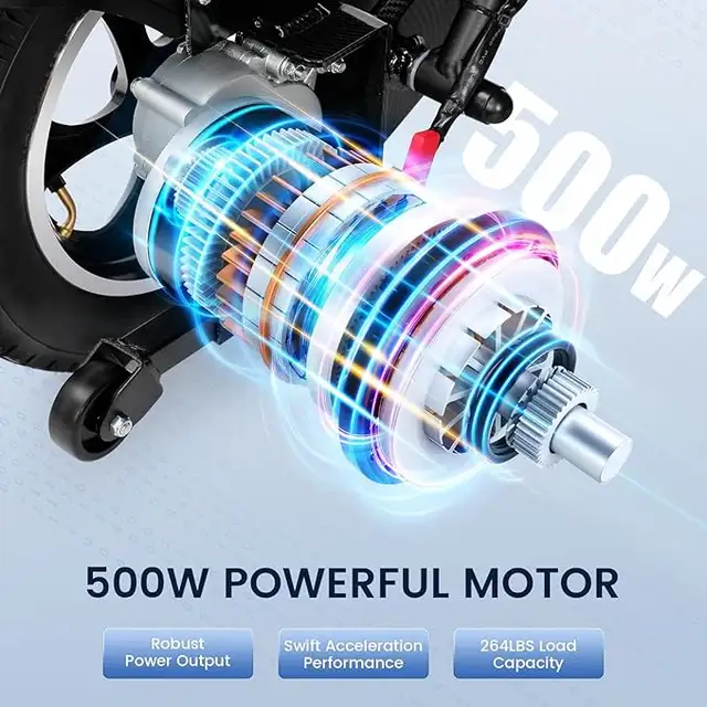 Handy Electric Wheelchair for Adults Special $499 - Photo 4