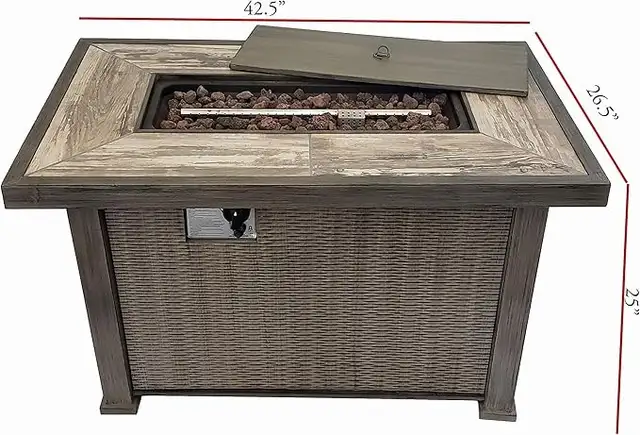 Brand New Aluminum & Steel ire Pit Table Special $299 - Photo 6