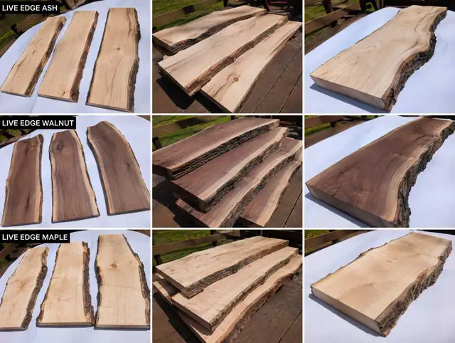 PREMIUM LIVE EDGE HARDWOOD LUMBER