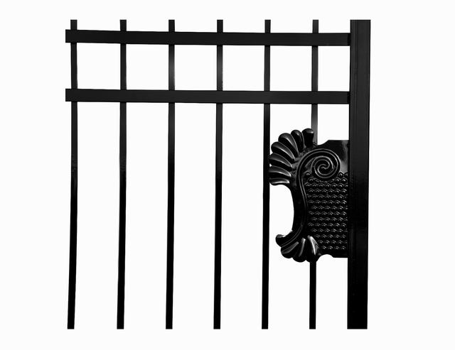 Portail en métal pour petite clôture 4'x4'