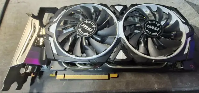 MSI GTX 1080 ARMOR OC 8GB – FULLY TESTED & STABLE – $140