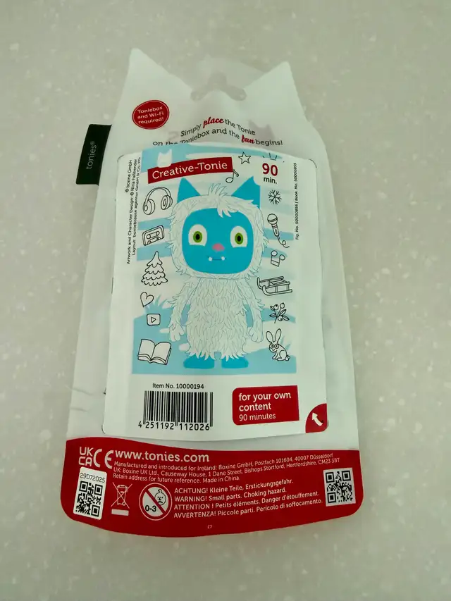 For Sale GENUINE Lenny Pearce Yeti Creative Tonie! - Photo 3