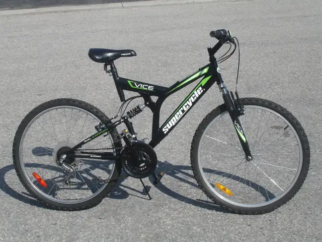 IT'S A LARGE 26' SUPERCYCLE VICE 18SPD   FULL DUAL SUSPENSION! - Photo 3