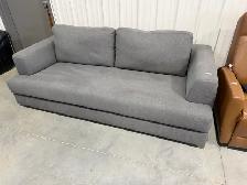 Fabric bench sofas in grey or beige