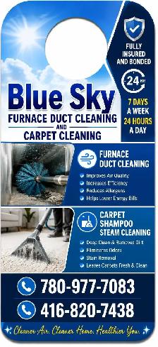 furnace duct cleaning and carpet shampoo steam cleaning