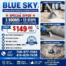 furnace duct cleaning and carpet shampoo steam cleaning - Photo 2