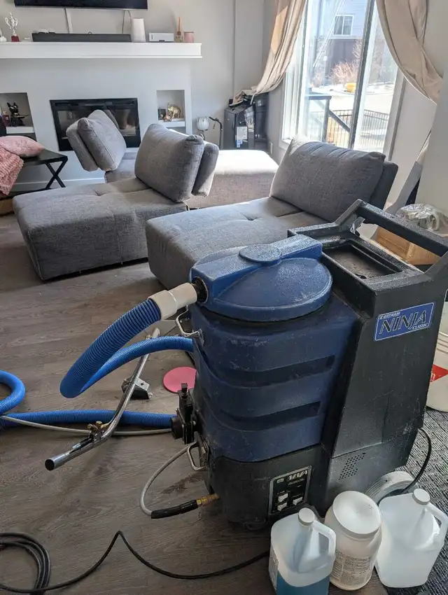 furnace duct cleaning and carpet shampoo steam cleaning - Photo 7
