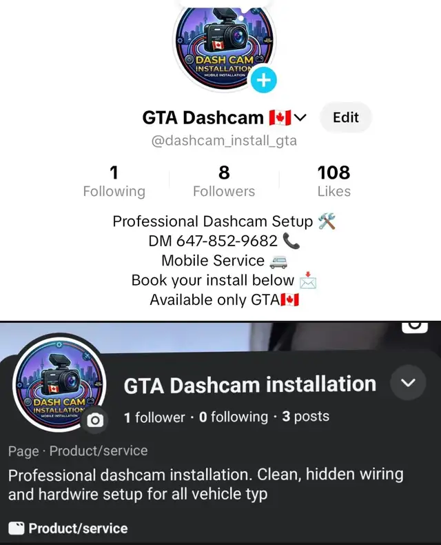 4k dashcam  installation (3 channel 128gb memory card) - Photo 8