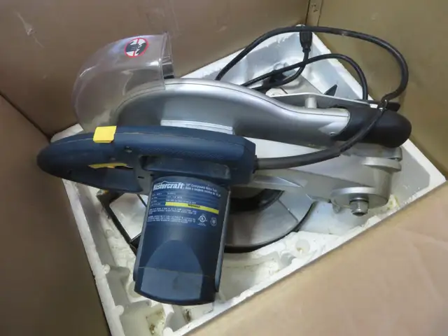 SCIE A ONGLET MIXTE UTILISE 2 FOIS FONCT TB - Photo 4