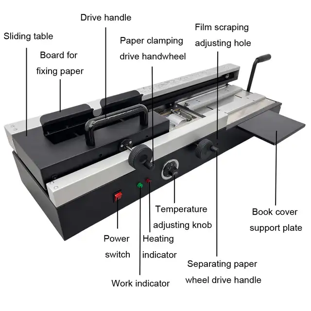 Manual Hot Glue Book Binder Binding Machine 026564 - Photo 10