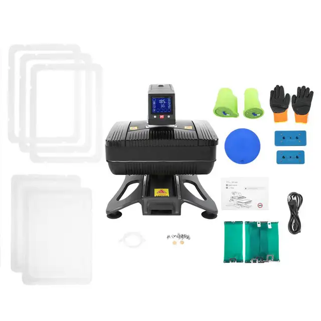 110V Pneumatic Heat Press Machine 3D Air Pump 110005 - Photo 2