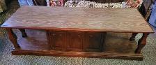 Solid wood coffee table