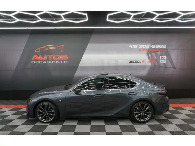 2021 Lexus IS F SPORT AWD - CUIR ROUGE - TOIT GPS NAV 29 904 KM