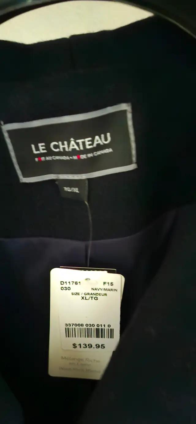 Brand NEW Le Chateau Wool jackets Size XL - Photo 6