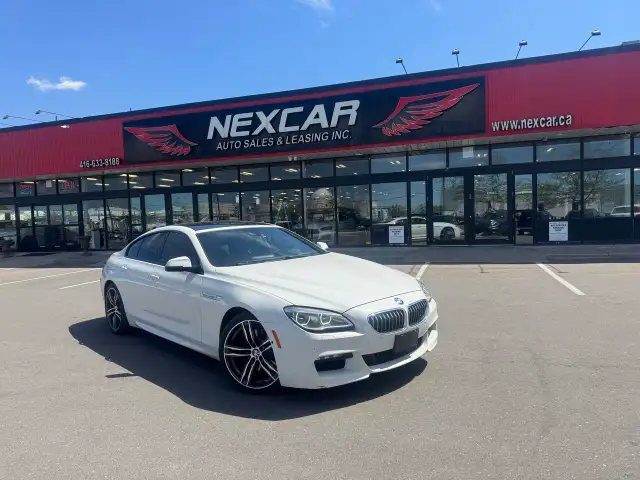 2018 BMW 6 Series 640i xDrive GRAN COUPE M-SPORT LEATHER PAN/ROO