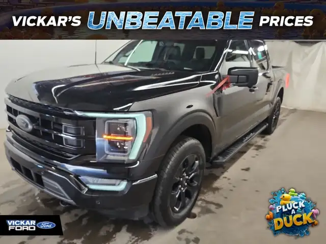 2023 Ford F-150 LARIAT Black Appear. Pkg 502A High 2.7 Ecoboost