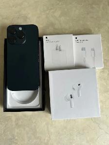IPHONE 15 PRO 256GB AIRPODS/CHARGER BUNDLE/DELIVERY